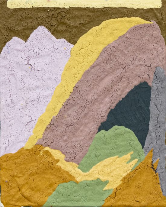 Manuela Kokanovic, Cave, 20x25 cm, acrilico, resina e cariche inerti su tela, 2021